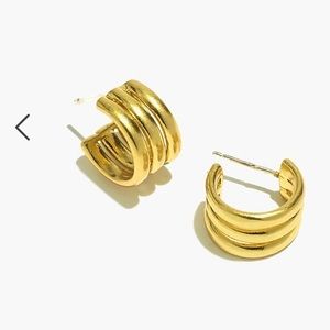 Madewell Triad Huggie Hoops